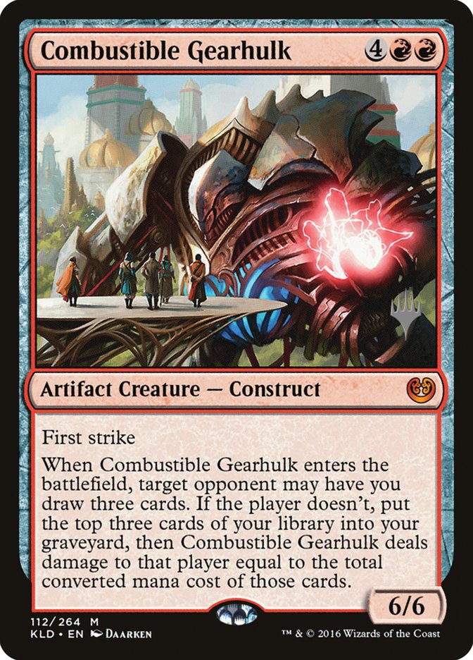 Combustible Gearhulk (Promo Pack) [Kaladesh Promo Pack]