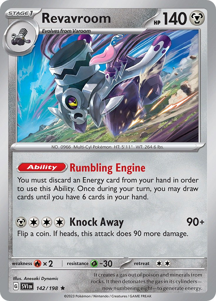 Revavroom (142/198) (Scarlet & Violet: Base Set) [Theme Deck Exclusive]