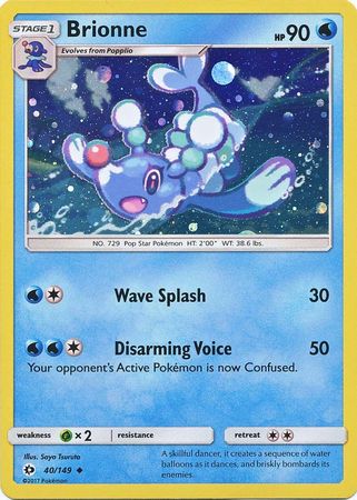 Brionne (40/149) (Cosmos Holo) (Sun & Moon: Base Set) [Theme Deck Exclusive]