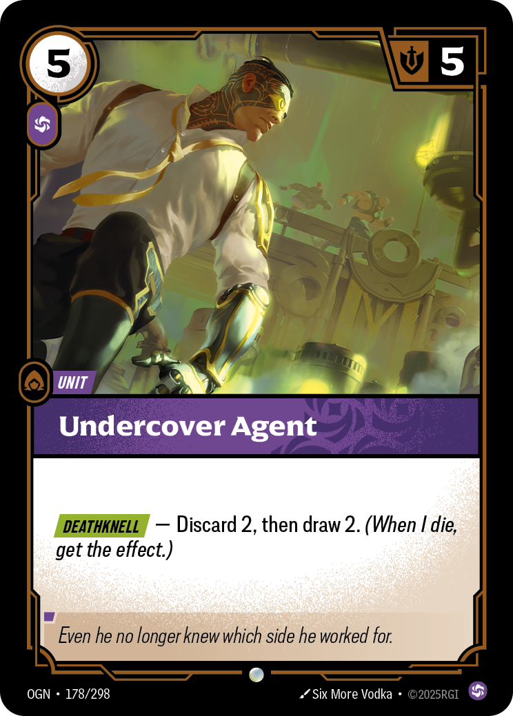 front of card Undercover Agent [Origins]