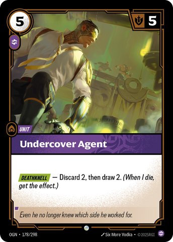 front of card Undercover Agent [Origins] #178