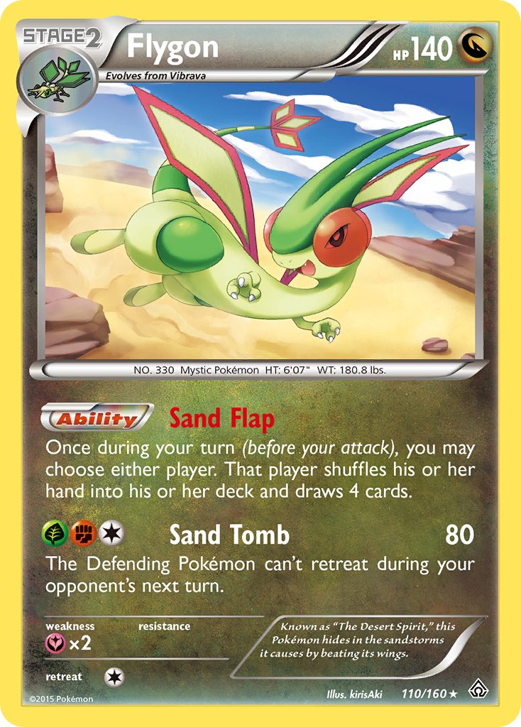 Flygon (110/160) (Cosmos Holo) (Blister Exclusive) (XY: Primal Clash) [Theme Deck Exclusive]