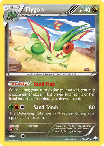Flygon (110/160) (Cosmos Holo) (Blister Exclusive) (XY: Primal Clash) [Theme Deck Exclusive]