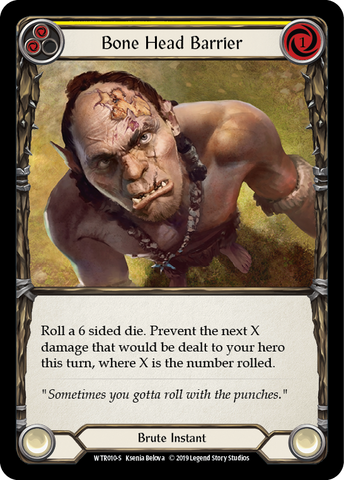 Bone Head Barrier [WTR010-S] (Welcome to Rathe) Alpha Print Rainbow Foil