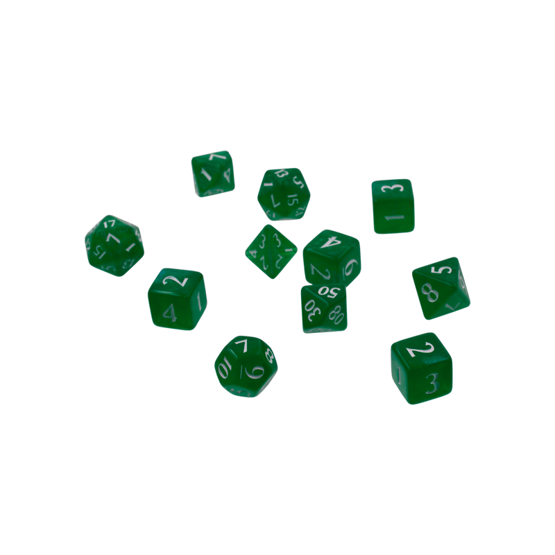 Ultra PRO: 11-Dice Set - Eclipse (Forest Green)