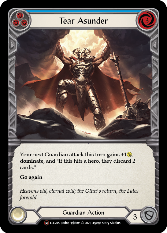 Tear Asunder [U-ELE205] (Tales of Aria Unlimited) Unlimited Rainbow Foil