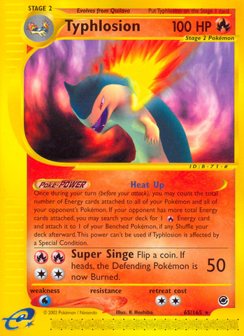 Typhlosion (65/165) [Expedition: E-Card Base Set]