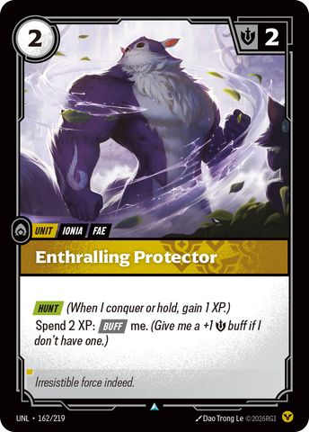 front of card Enthralling Protector [Unleashed] 162/219