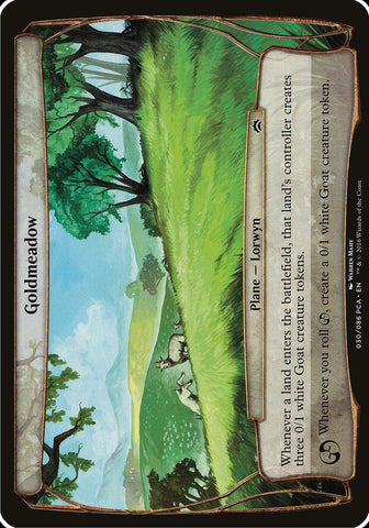 (Oversized Plane) Goldmeadow [Planechase Anthology Planes]