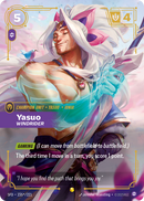 front of card Yasuo, Windrider (Overnumbered) (Signature) [Spiritforged] 235*/221