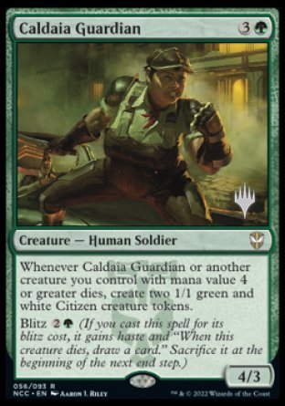 Caldaia Guardian (Promo Pack) [Streets of New Capenna Commander Promo Pack]