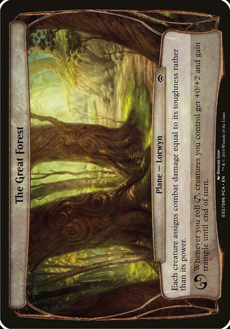 (Oversized Plane) The Great Forest [Planechase Anthology Planes]
