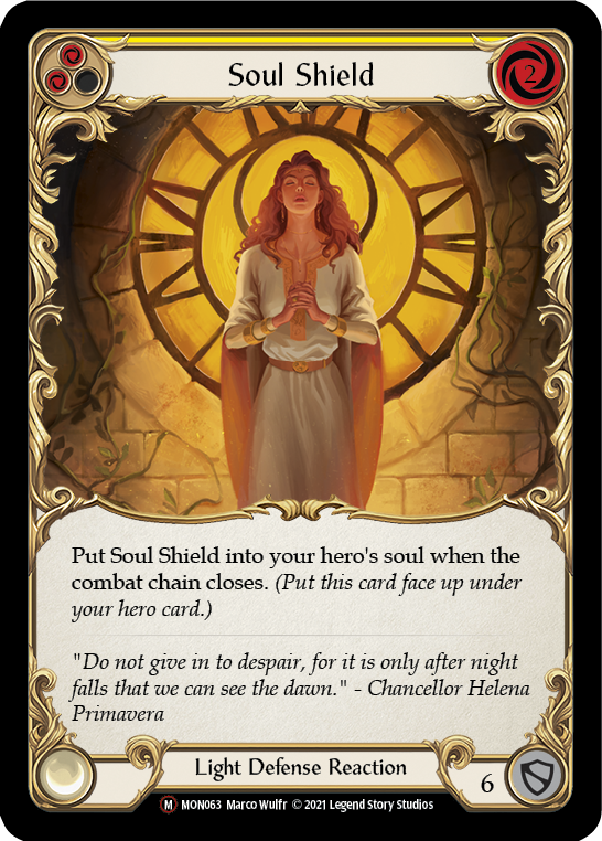 Soul Shield [U-MON063-RF] (Monarch Unlimited) Unlimited Rainbow Foil