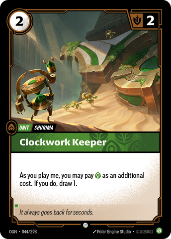 front of card Clockwork Keeper [Origins] #044