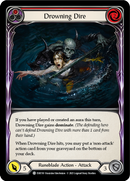Drowning Dire (Red) [EVR110] (Everfest) 1st Edition Rainbow Foil
