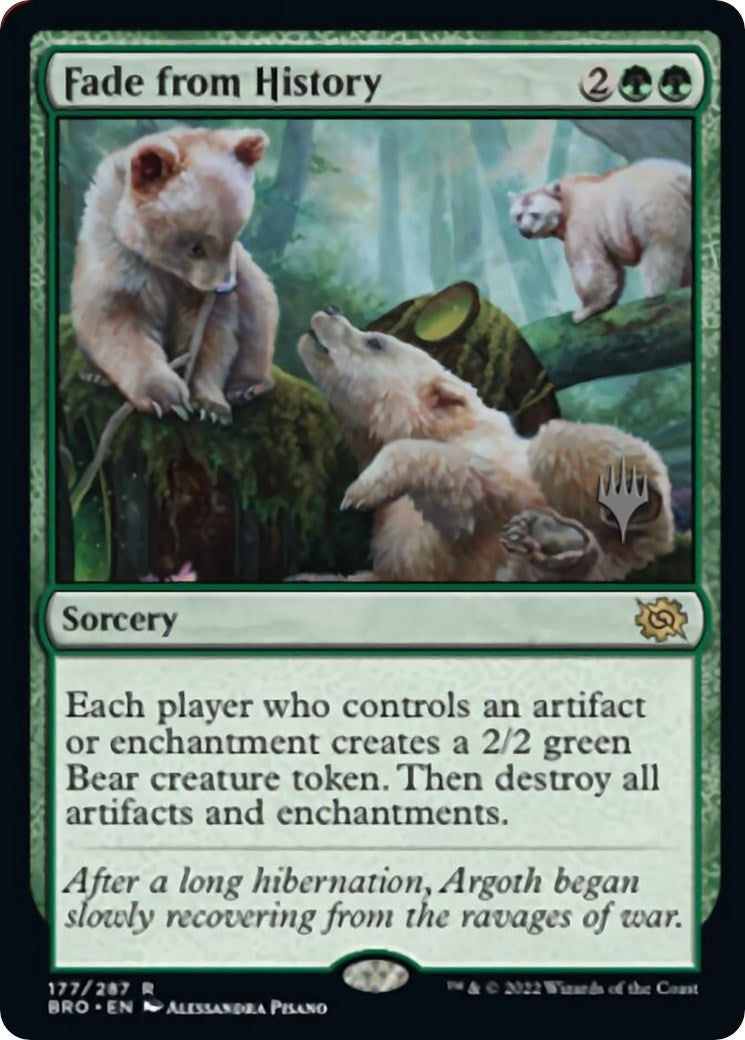 Fade from History (Promo Pack) [The Brothers' War Promo Pack]