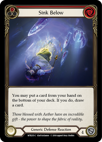 Sink Below (Red) [WTR215-C] (Welcome to Rathe) Alpha Print Rainbow Foil