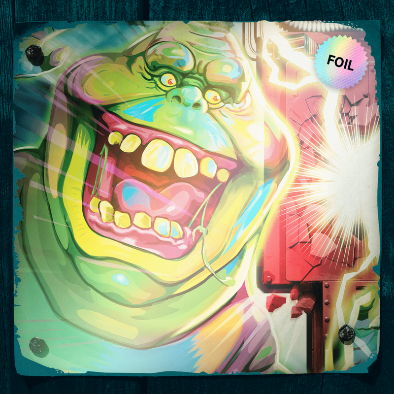 Secret Lair Drop: Secret Lair x Ghostbusters: Slimer (Rainbow Foil Edition)