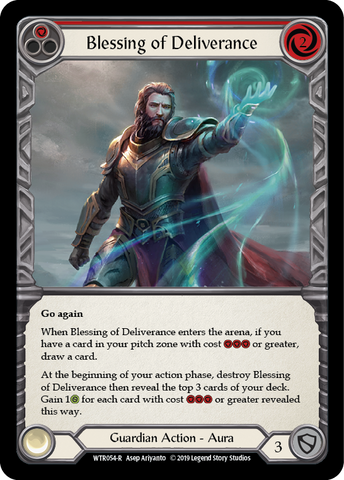 Blessing of Deliverance (Red) [WTR054-R] (Welcome to Rathe) Alpha Print Rainbow Foil