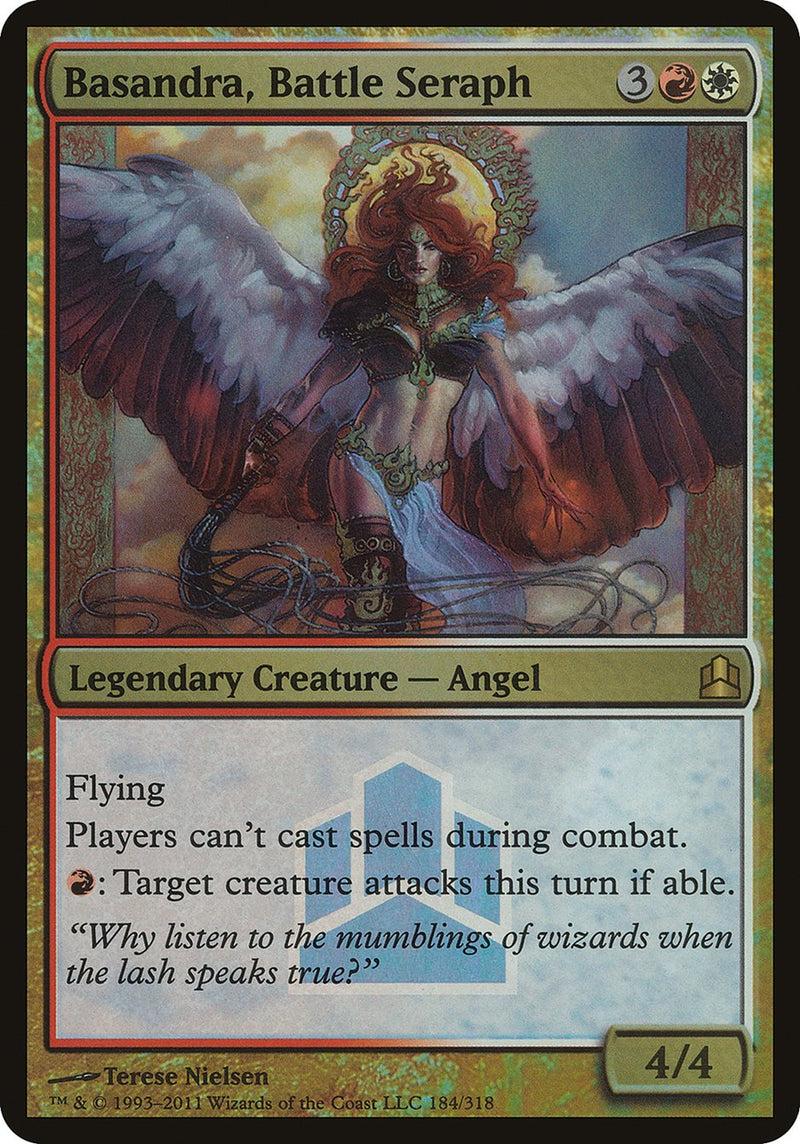 (Oversized) Basandra, Battle Seraph (Launch) [Commander 2011 Oversized]