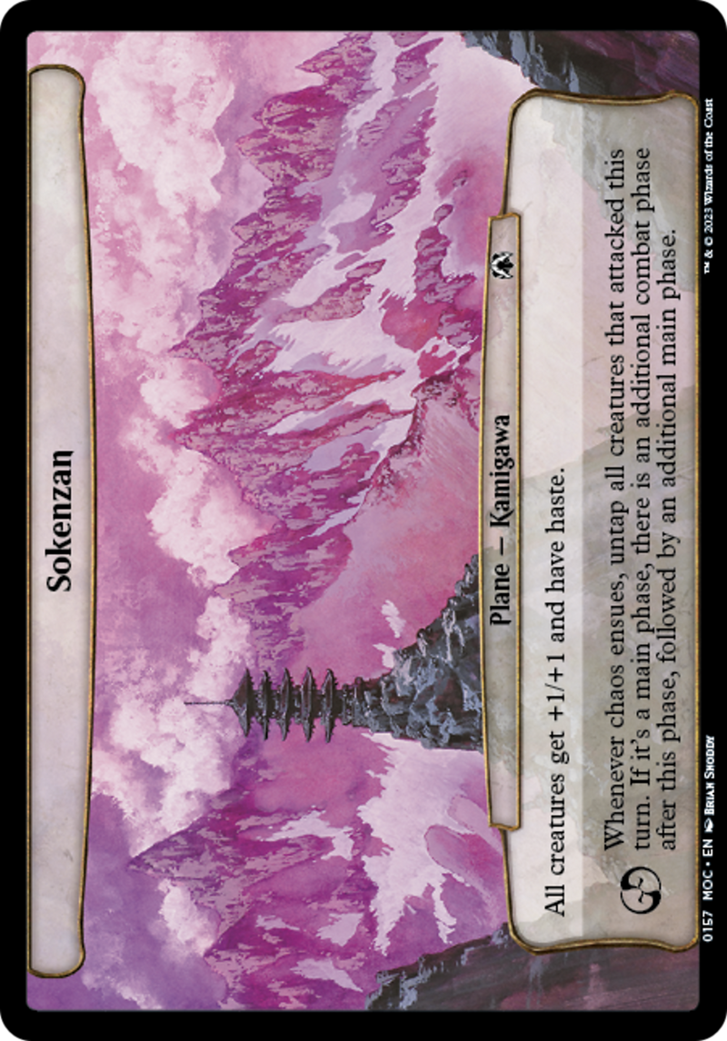 (Oversized Plane) Sokenzan [March of the Machine Commander Planes]