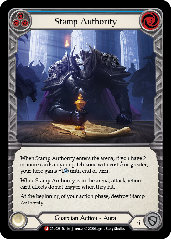 Stamp Authority [CRU028] (Crucible of War) 1st Edition Rainbow Foil