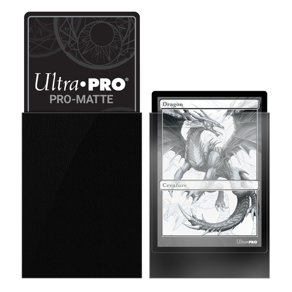 Ultra PRO: Standard 50ct Sleeves - PRO-Matte (Black)