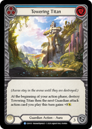 Towering Titan (Blue) [CRU031] (Crucible of War) 1st Edition Rainbow Foil