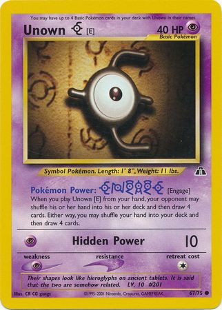 Unown (E) (67/75) [Neo Discovery Unlimited]