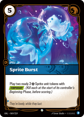 front of card Sprite Burst [Unleashed] 069/219