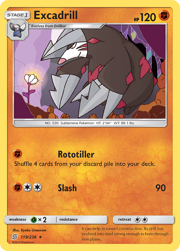 Excadrill (119/236) [Sun & Moon: Unified Minds]