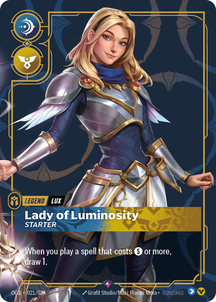 front of card Lux, Lady of Luminosity - Starter [Origins: Proving Grounds]
