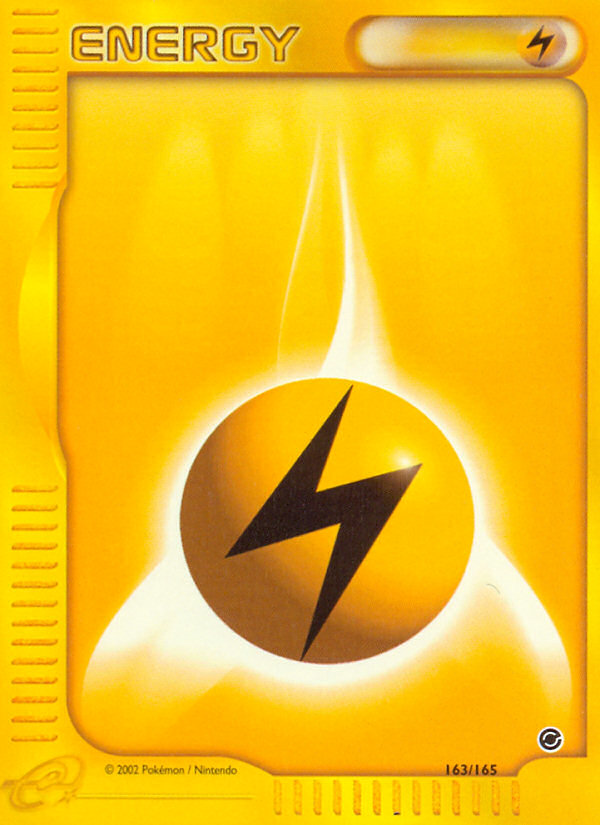 Lightning Energy (163/165) [Expedition: E-Card Base Set]
