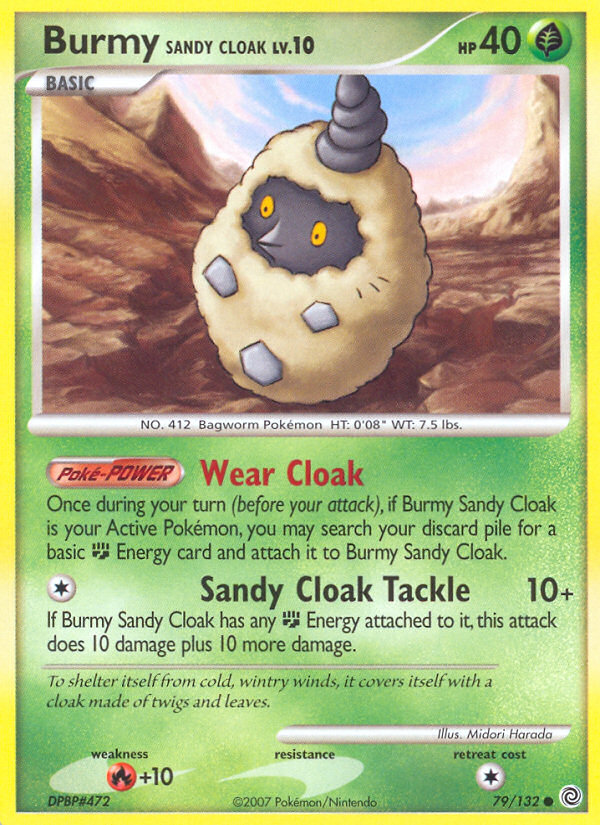 Burmy Sandy Cloak (79/132) [Diamond & Pearl: Secret Wonders]