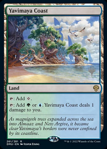 Yavimaya Coast (Promo Pack) [Dominaria United Promo Pack]