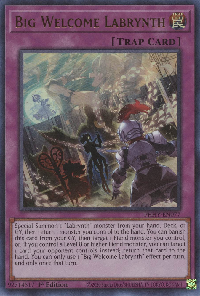 Big Welcome Labrynth [PHHY-EN077] Ultra Rare – Fusion Gaming