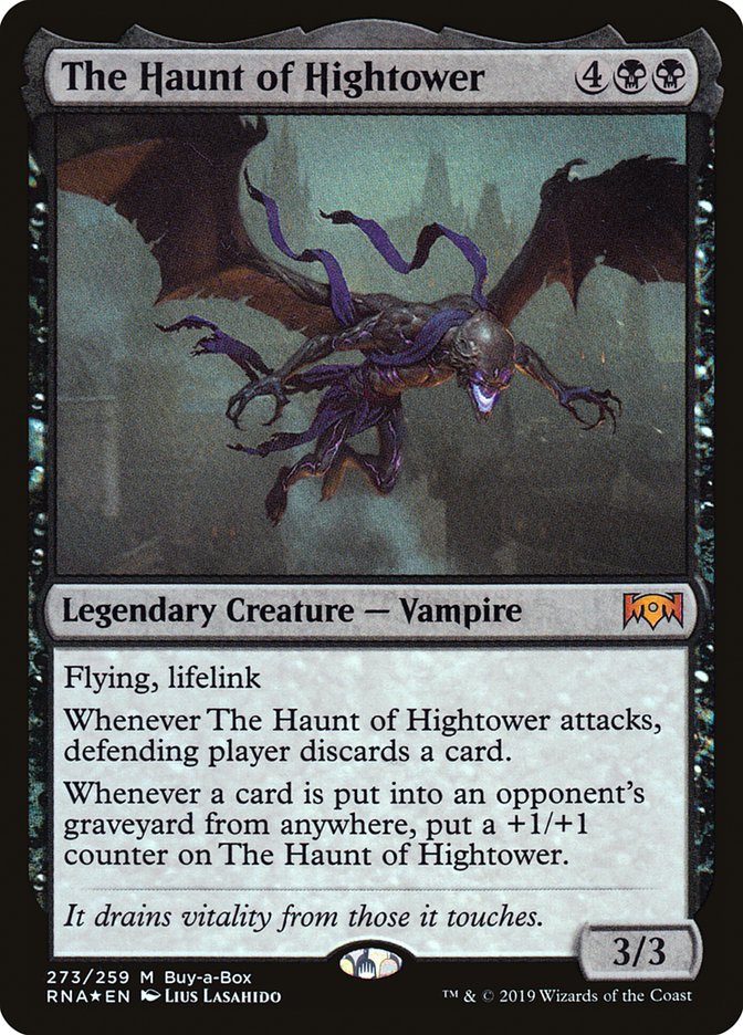 The Haunt of Hightower (Buy-A-Box) [Ravnica Allegiance Promos]