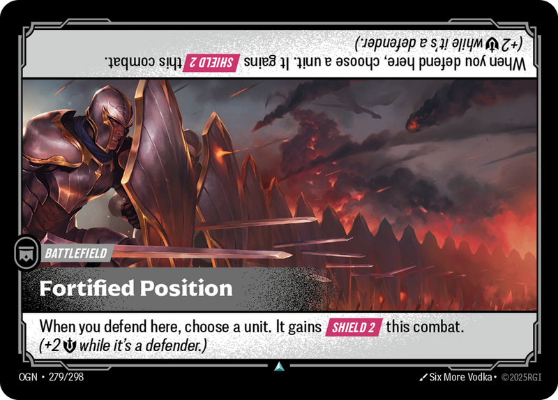 front of card Fortified Position [Origins]