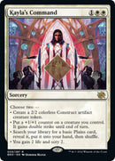 Kayla's Command (Promo Pack) [The Brothers' War Promo Pack]