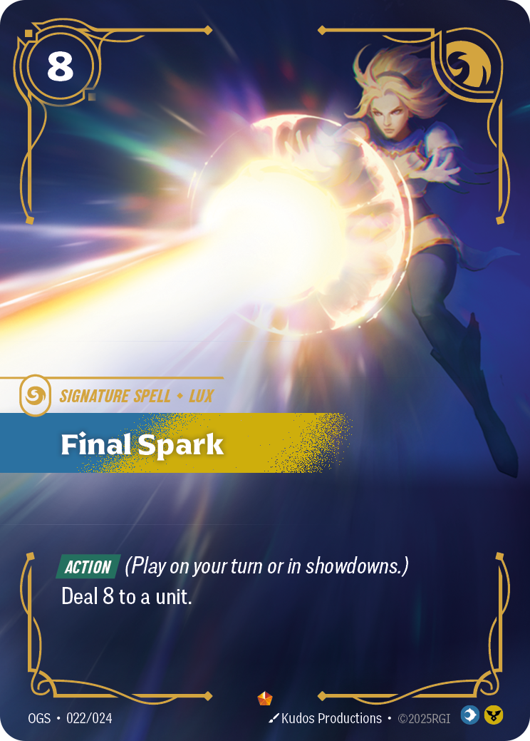 front of card Final Spark [Origins: Proving Grounds]