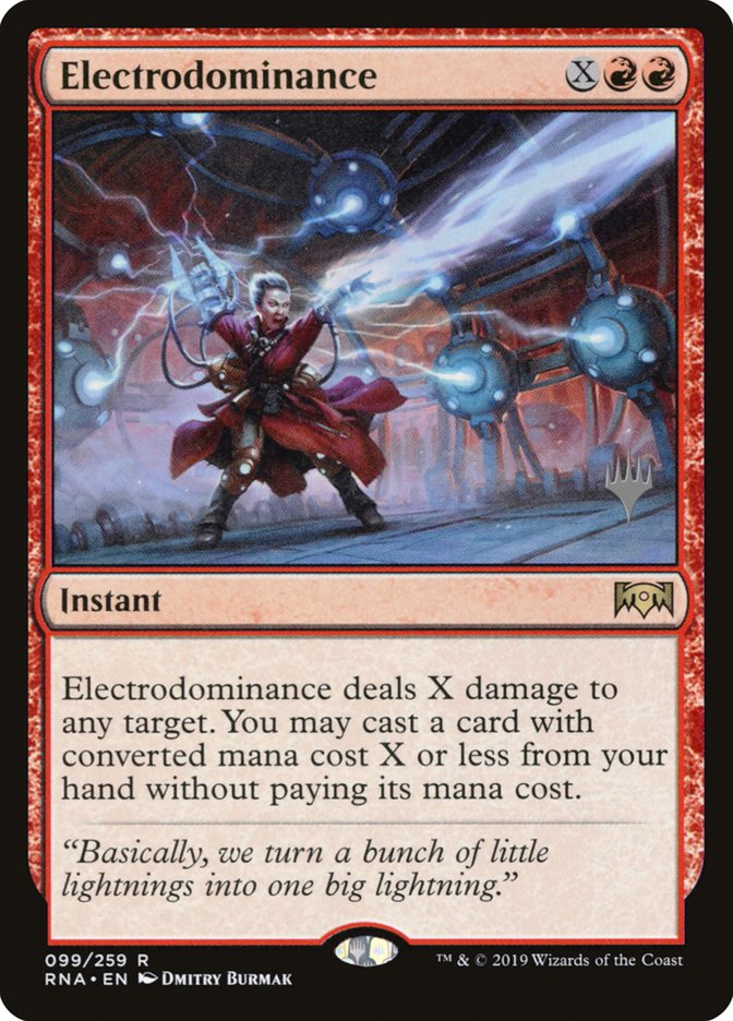 Electrodominance (Promo Pack) [Ravnica Allegiance Promo Pack]