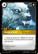front of card Hungry Wolf [Vendetta] 125/166