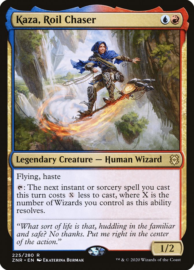 Kaza, Roil Chaser (Promo Pack) [Zendikar Rising Promo Pack]