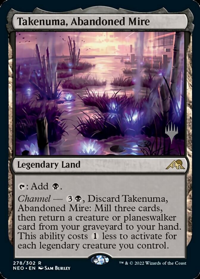 Takenuma, Abandoned Mire (Promo Pack) [Kamigawa: Neon Dynasty Promo Pack]