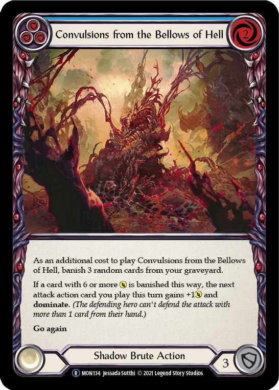 Convulsions from the Bellows of Hell (Blue) [U-MON134] (Monarch Unlimited) Unlimited Normal