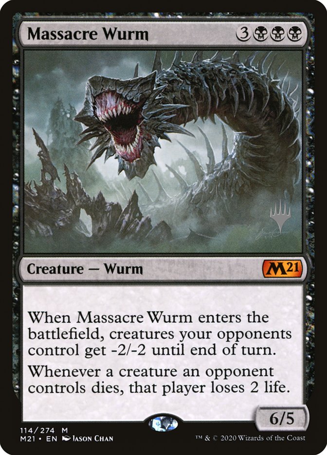 Massacre Wurm (Promo Pack) [Core Set 2021 Promo Pack]