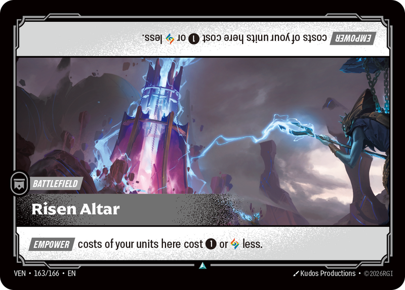 front of card Risen Altar [Vendetta] 163/166