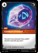 front of card Catalyst of Aeons [Origins]