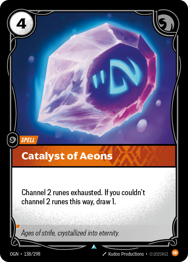 front of card Catalyst of Aeons [Origins]