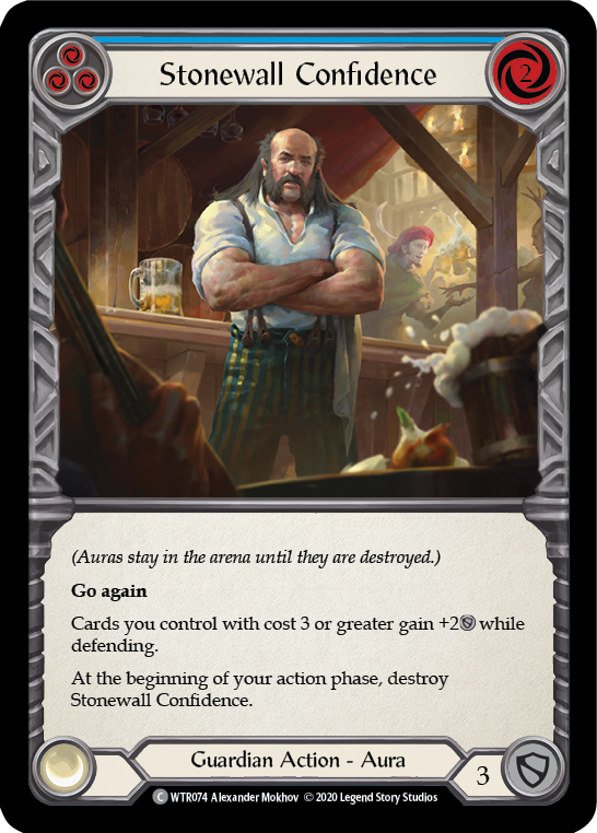Stonewall Confidence (Blue) [U-WTR074] (Welcome to Rathe Unlimited) Unlimited Normal